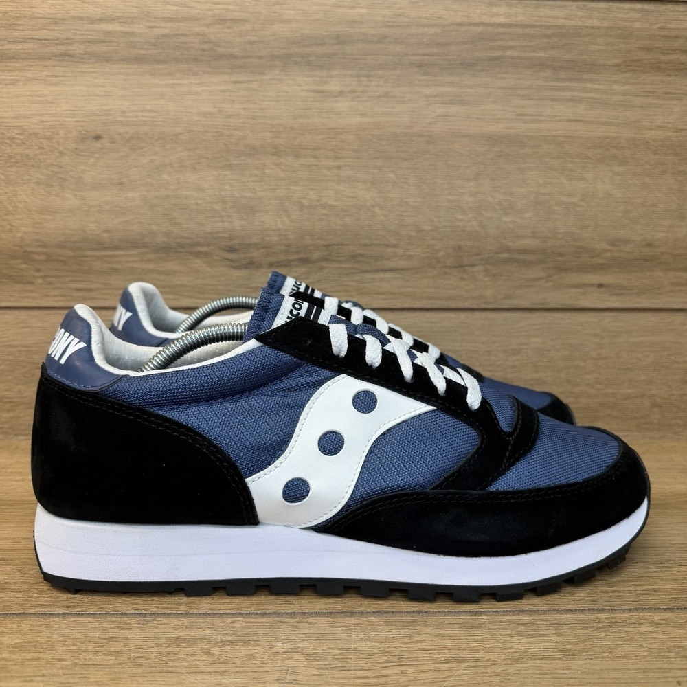 Saucony Jazz 81 Black Navy White S70539-10 Classic Men's Running Shoes Size 11.5